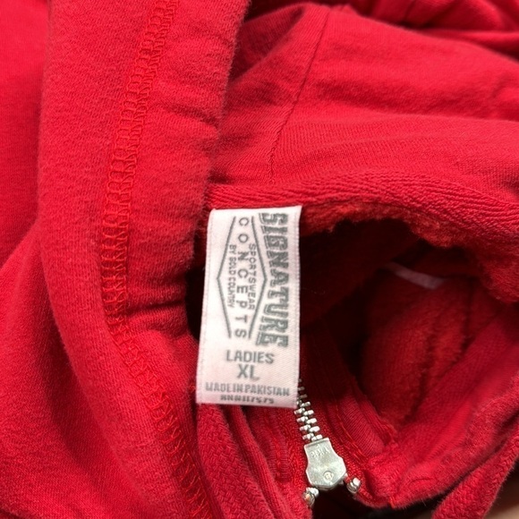 Signature Sportswear Wisconsin Badgers Rose Bowl Full Zip Hooded Sweatshirt XL - Picture 7 of 9